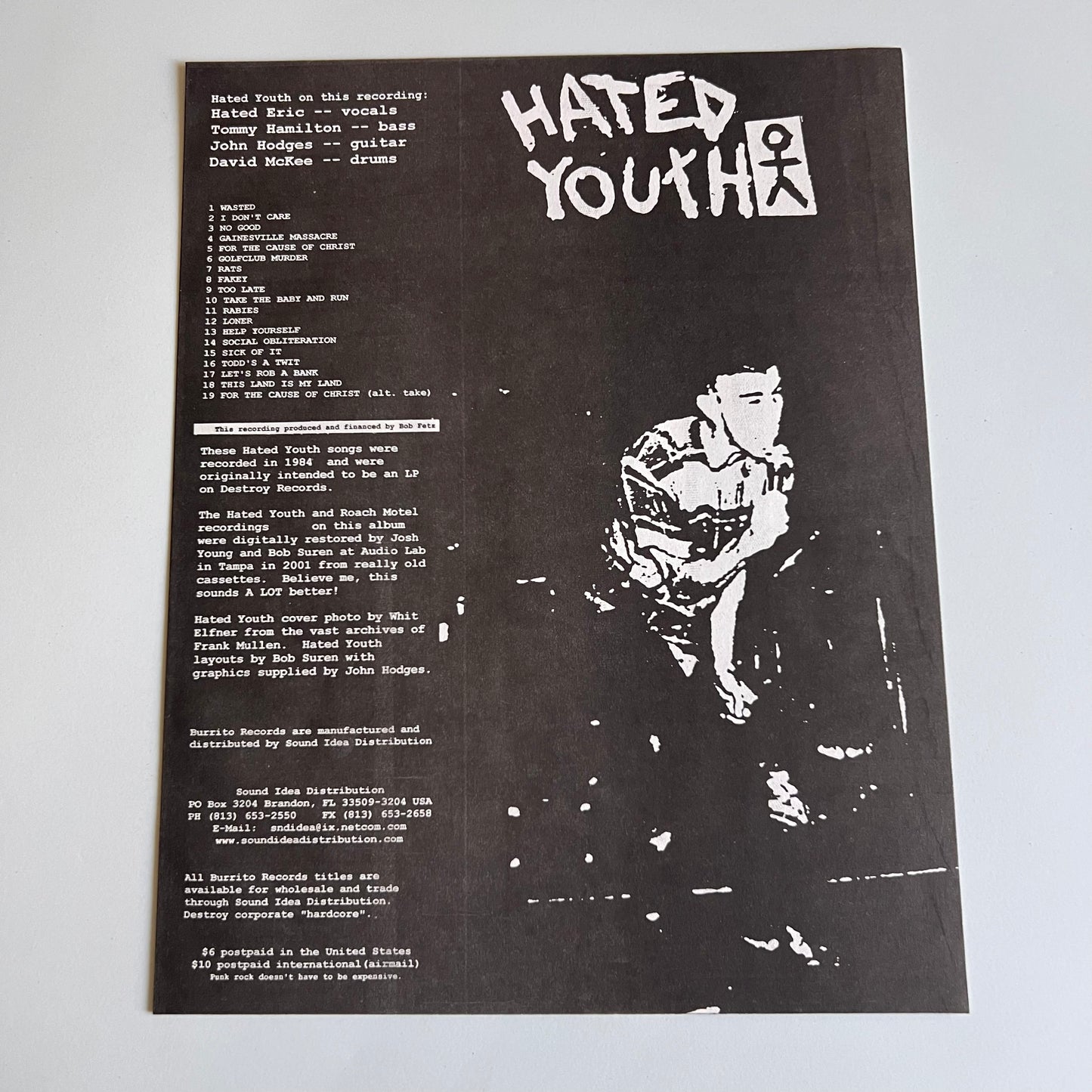 Hated Youth - Roach Motel - LP 2002