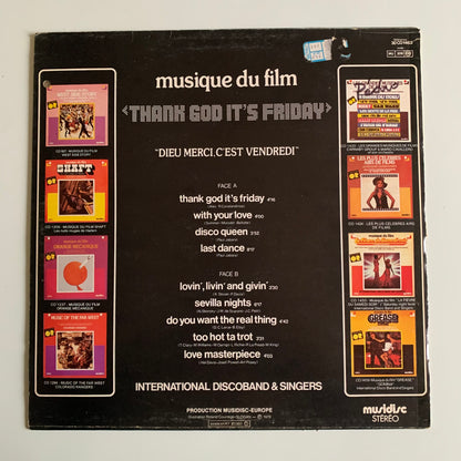 Thank God It's Friday - Musique Du Film -Dieu Merci, C'est Vendredi - LP 1978