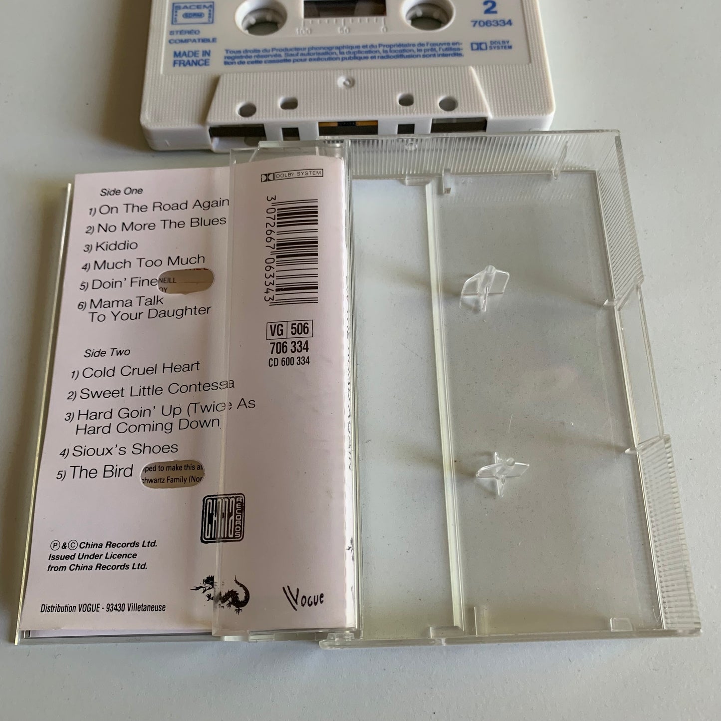 Nine Below Zero - On The Road Again - 1991 Occasion