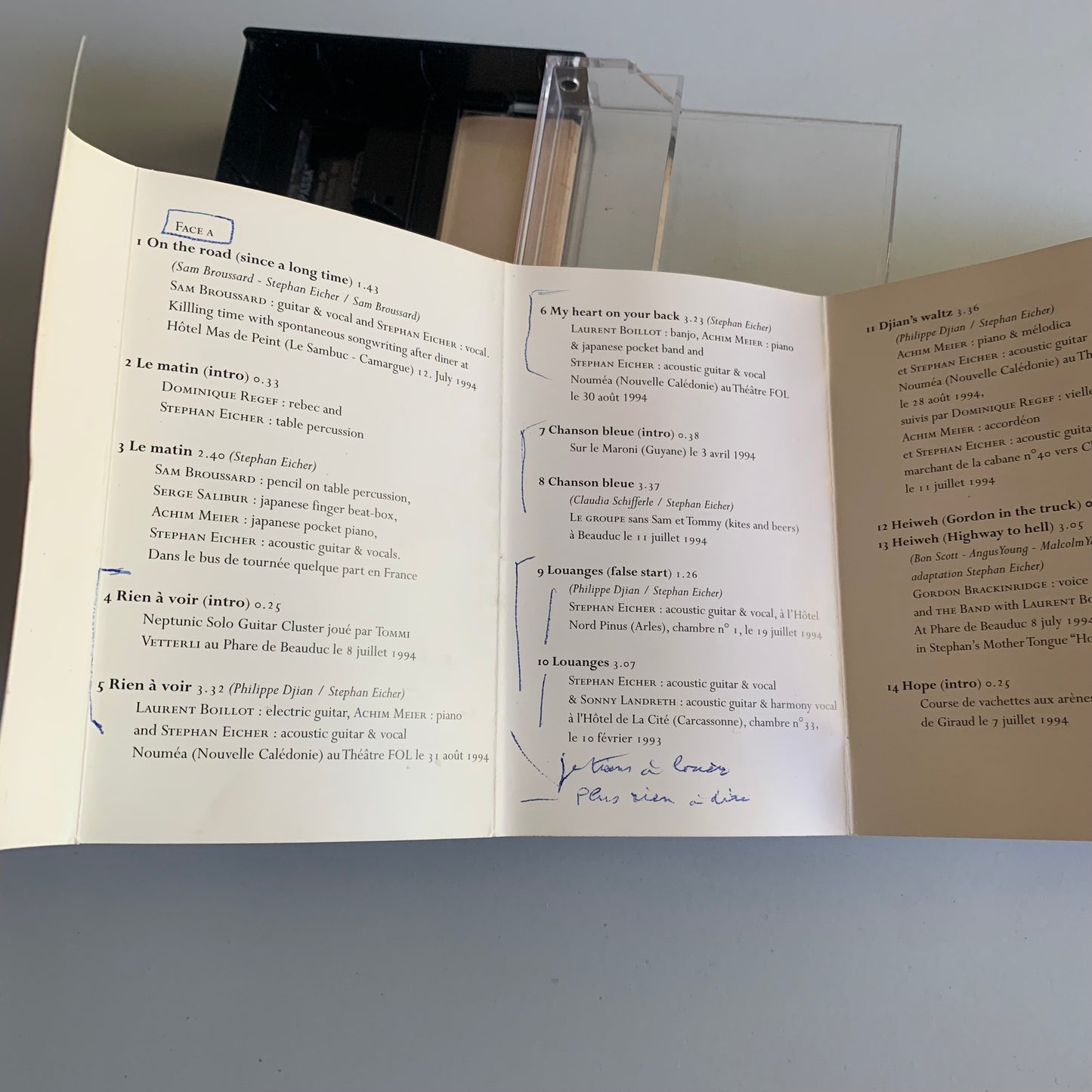 Stephan Eicher – Non Ci Badar Guarda E Passa - 1994 Occasion