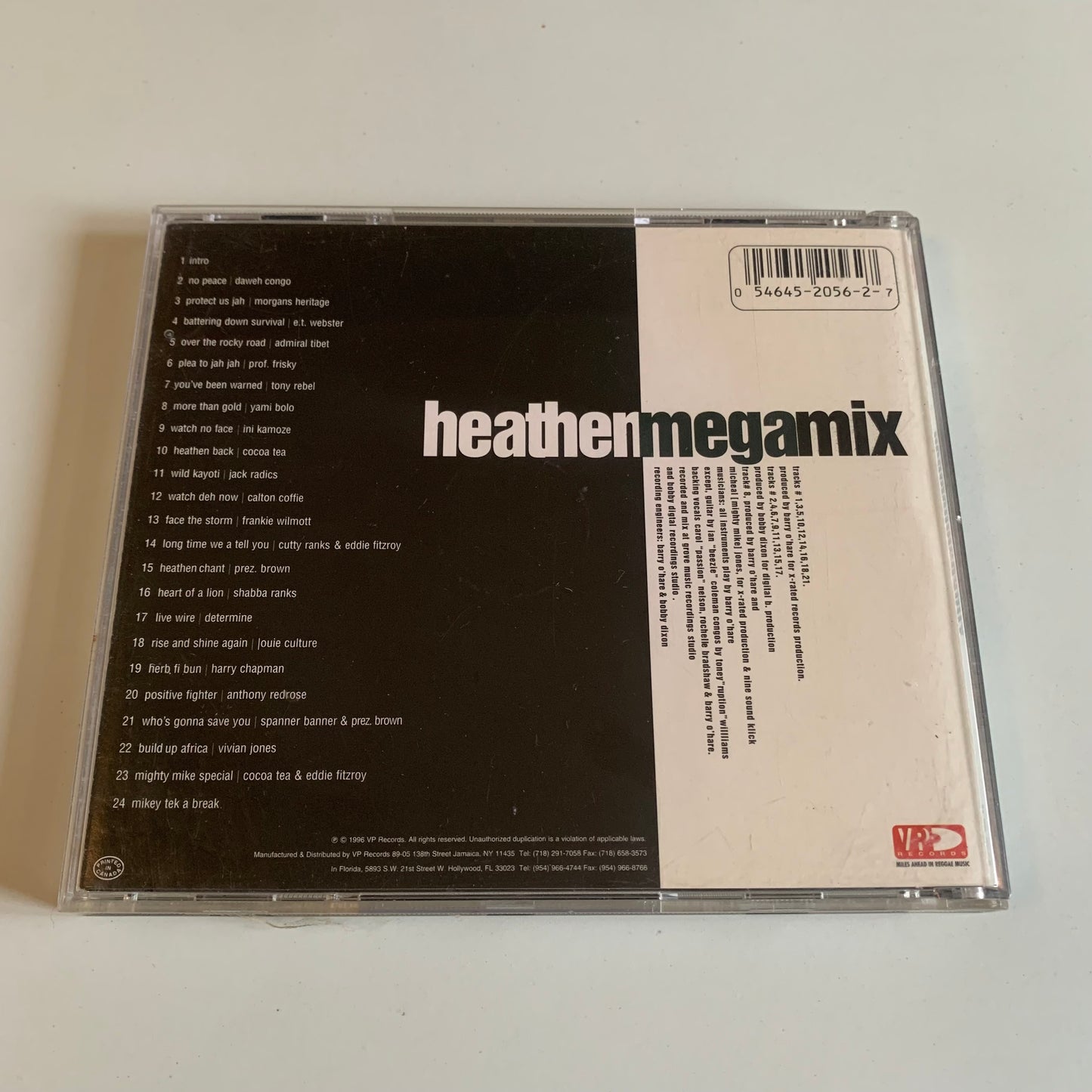 CD - Heathen Mega Mix - 1996