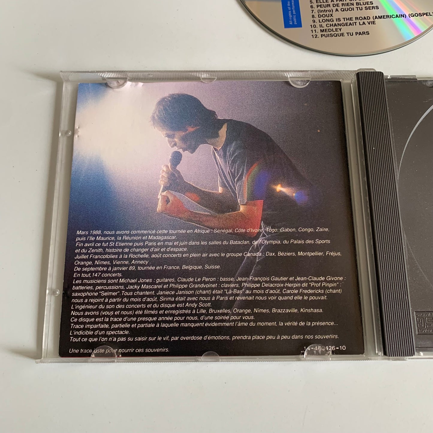 CD - Jean Jacques Goldman - Traces - 1989 Occasion