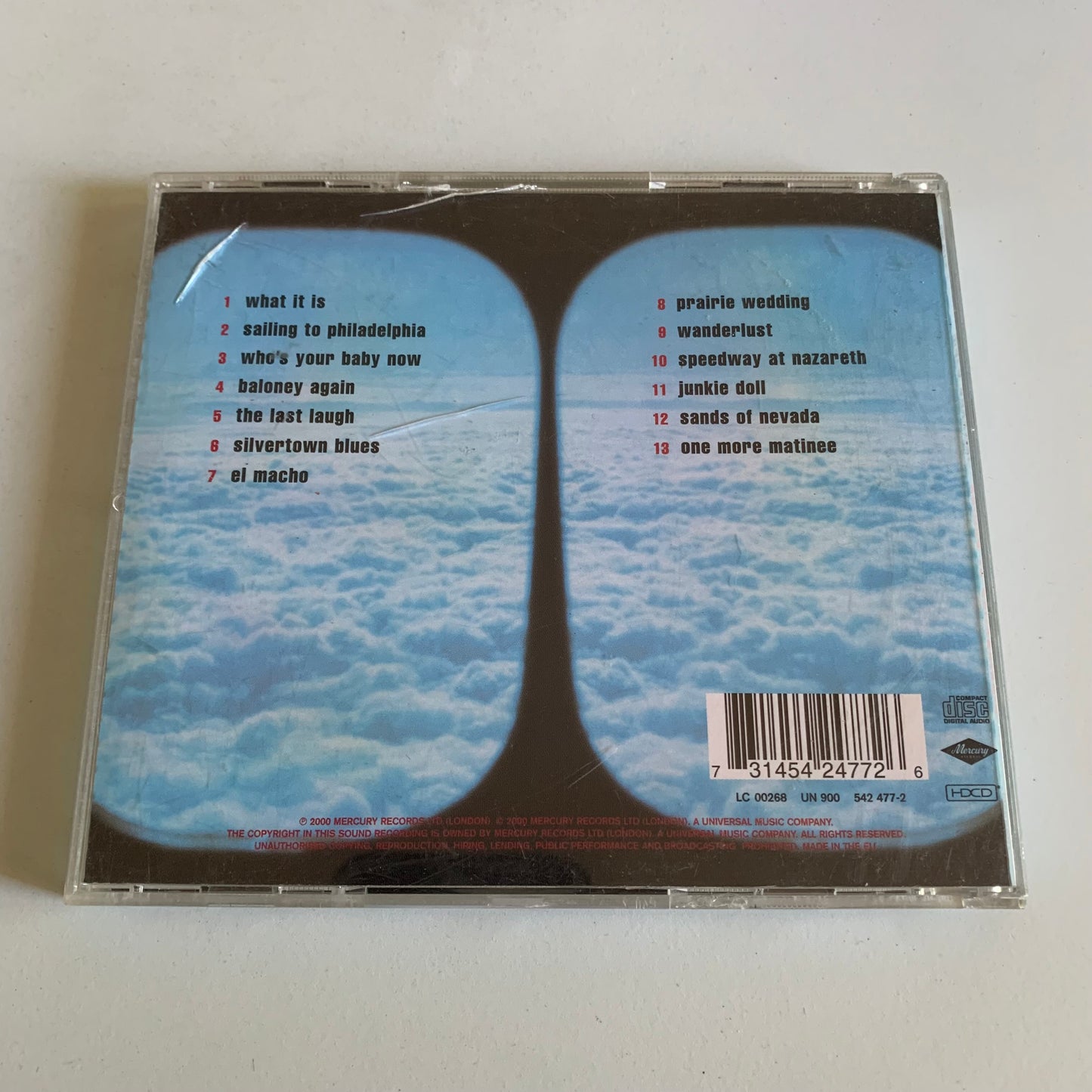 CD - Mark Knopfler - Sailing To Philadelphia - 2000 Occasion