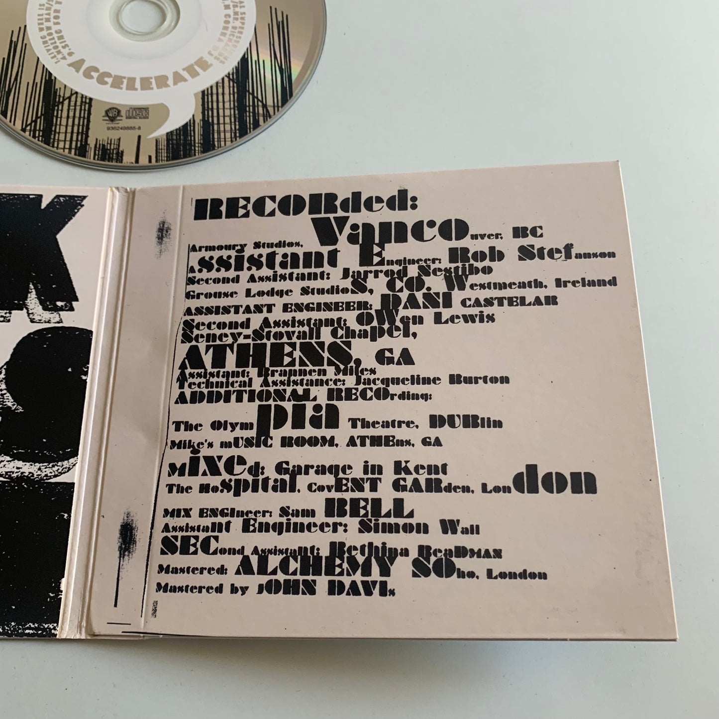 REM - Accelerate - 2008 Occasion