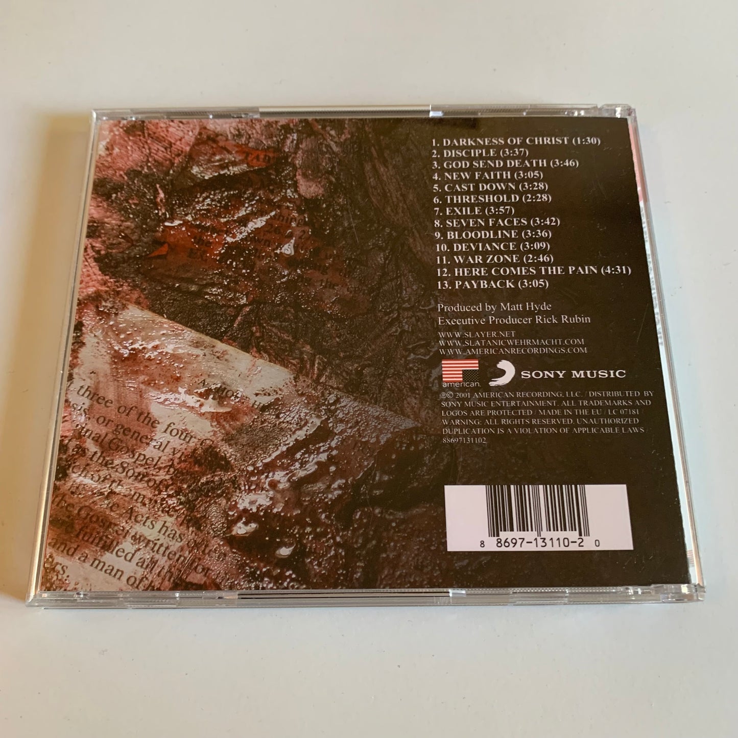 CD - Slayer - God Hates Us All - 2009 Occasion