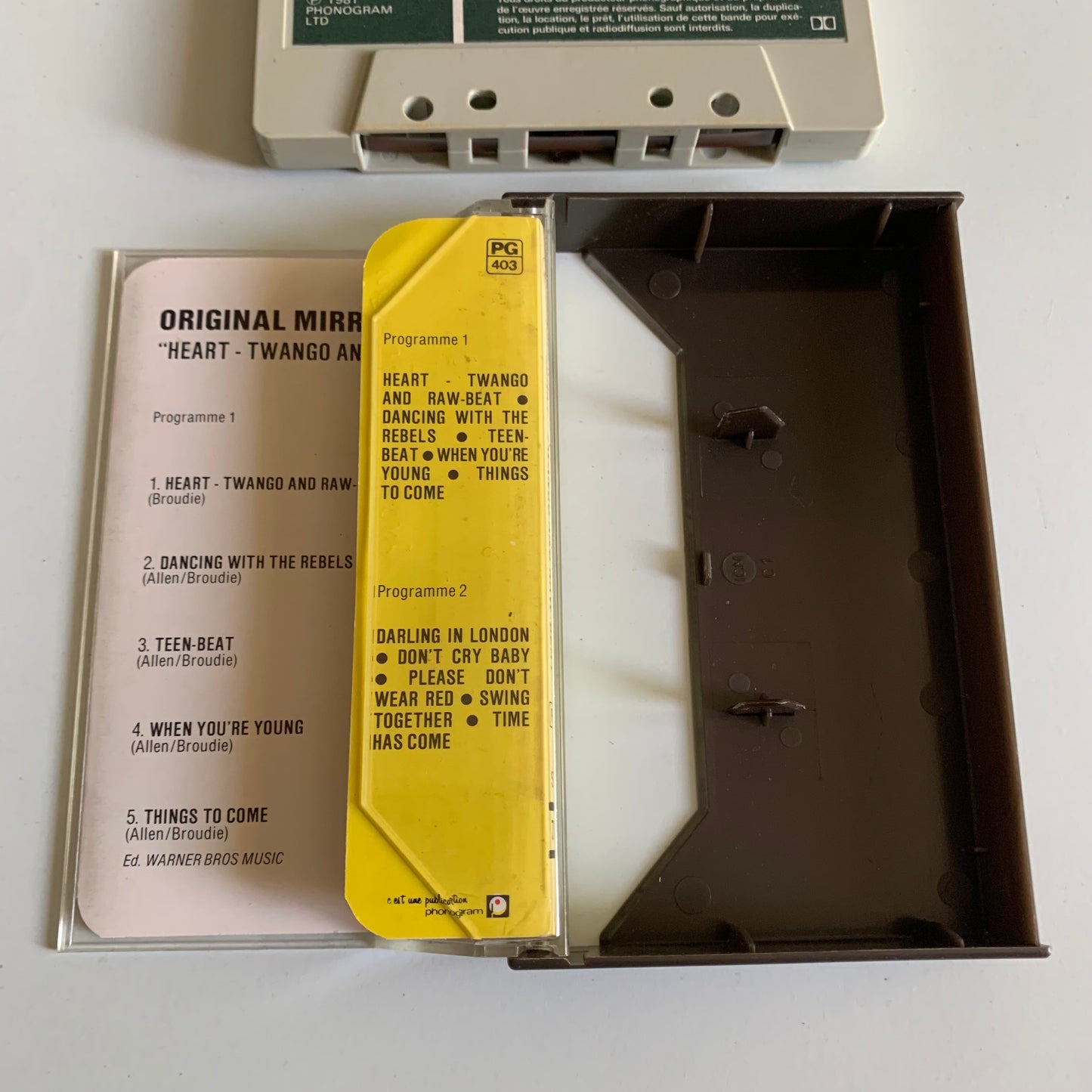 Original-Mirrors - Heart-Twango & Raw-Beat - 1981 Occasion