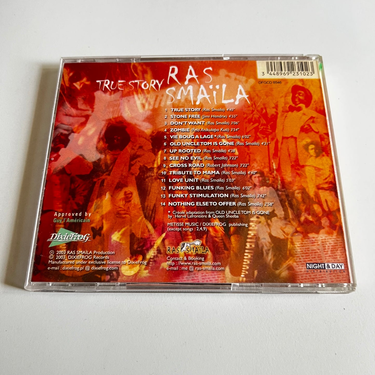 CD - Ras Smaïla - True Story - 2002