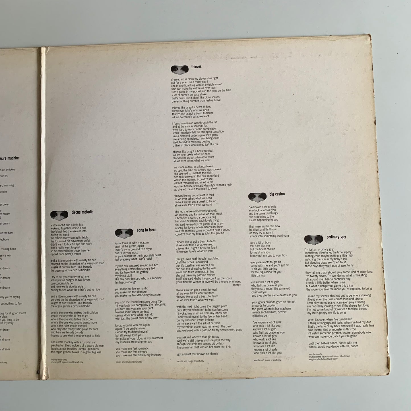 Lewis Furey - The Sky Is Falling - LP 1979