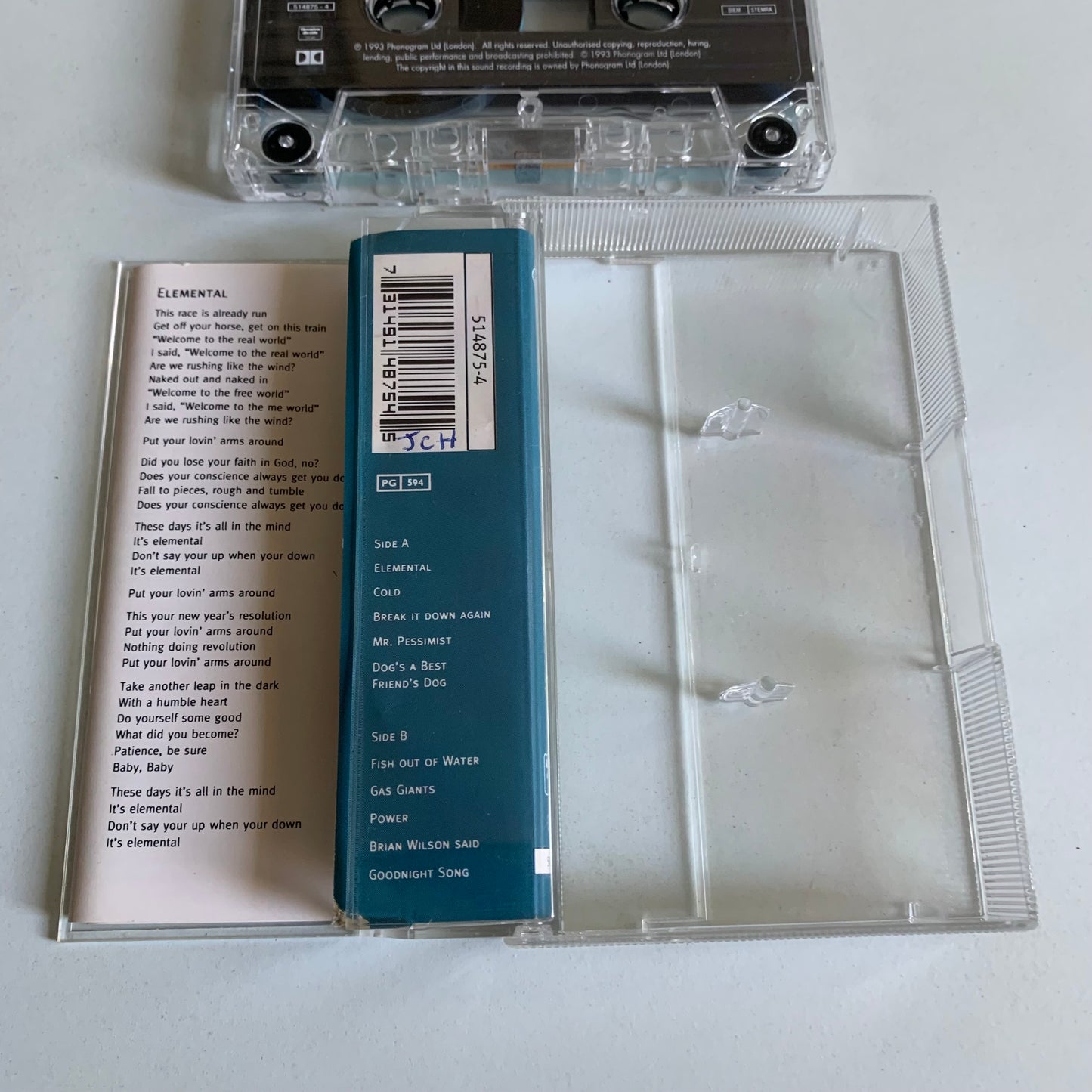 Tears For Fears - Elemental - 1993 Occasion