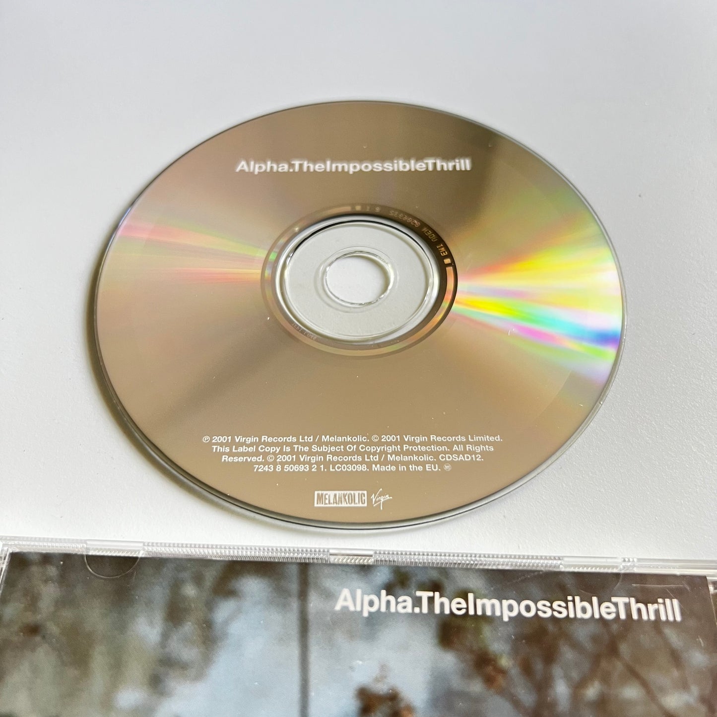 CD - Alpha - The Impossible Thrill - 2001