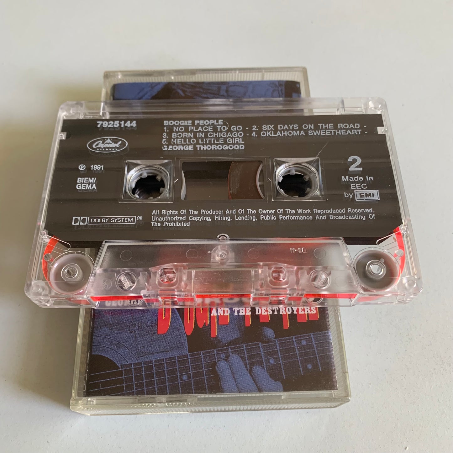 George Thorogood And The Destroyers - Boogie People - 1991 Occasion