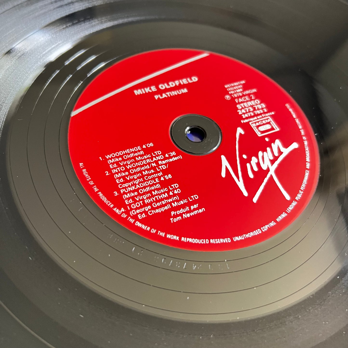 Mike Oldfield - Platinum - LP 1979