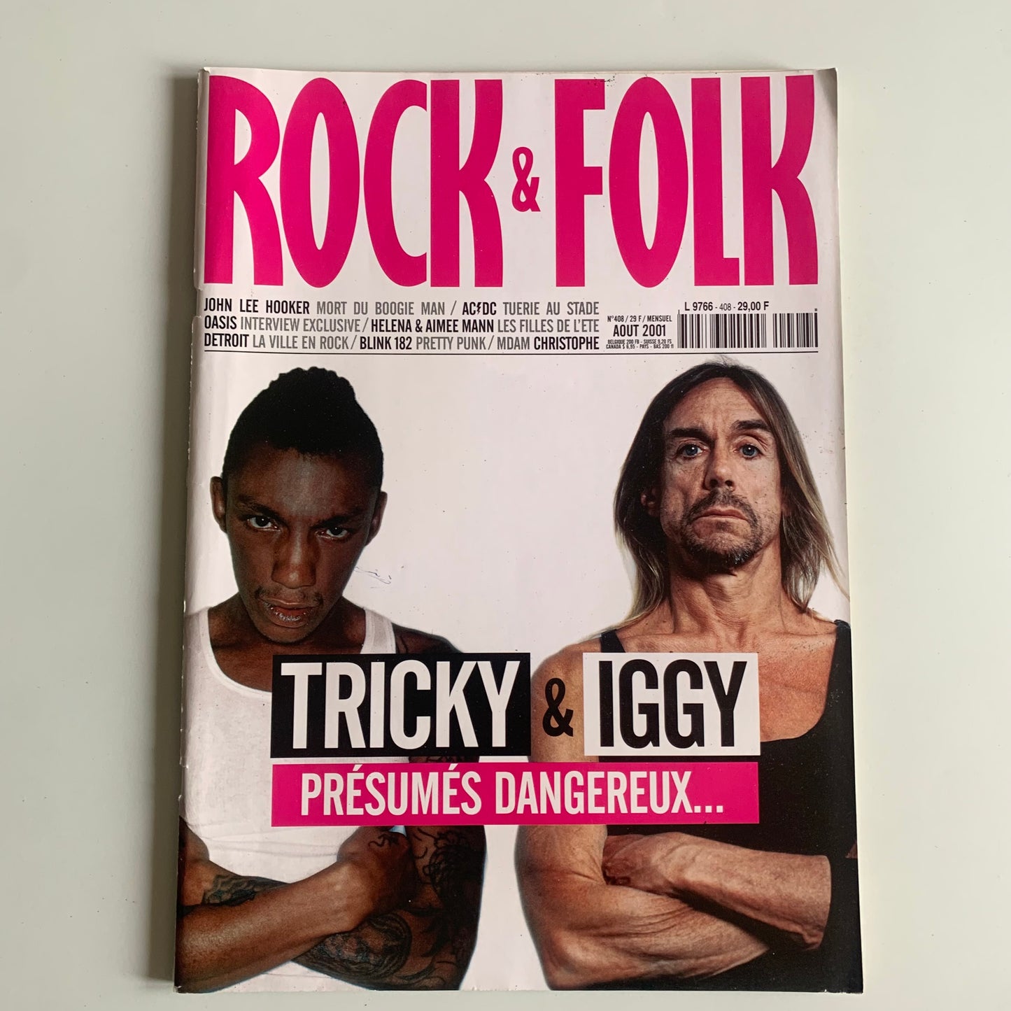 Magazine Rock & Folk - Nº408 Août 2001