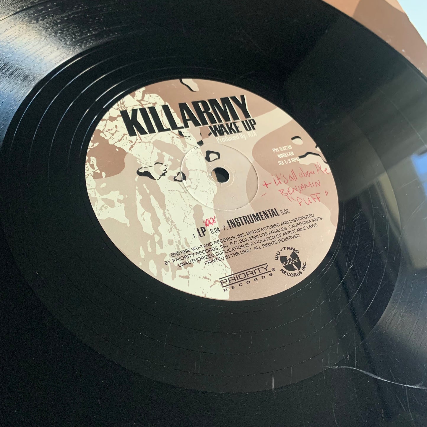 Killarmy - Camouflage Ninjas / Wake Up - Single 1996