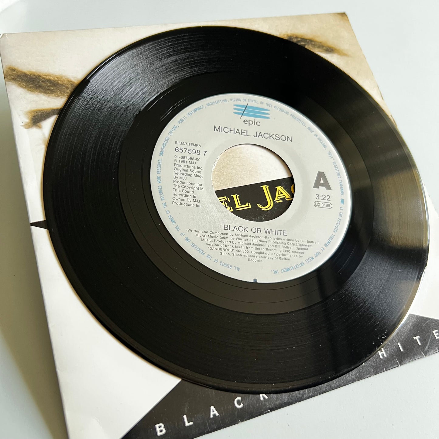 Michael Jackson - Black Or White - Single 1991