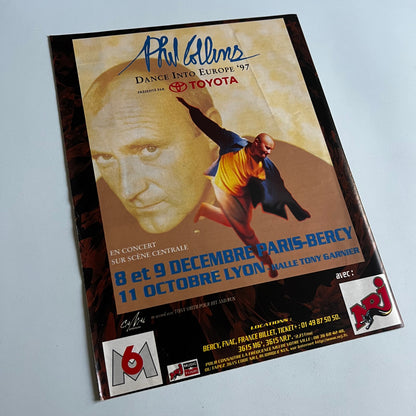 Affiche Originale Concert Phil Collins 1997 - Page de Magazine 30x23cm