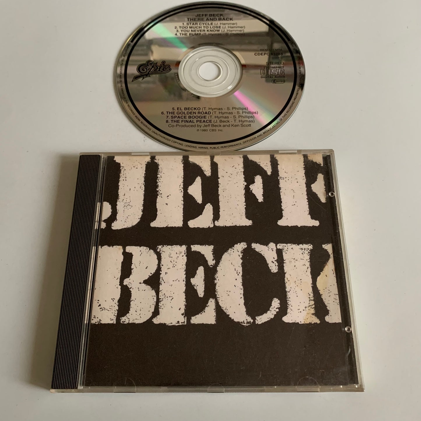 Jeff Beck - There And Back - 1987 Occasion