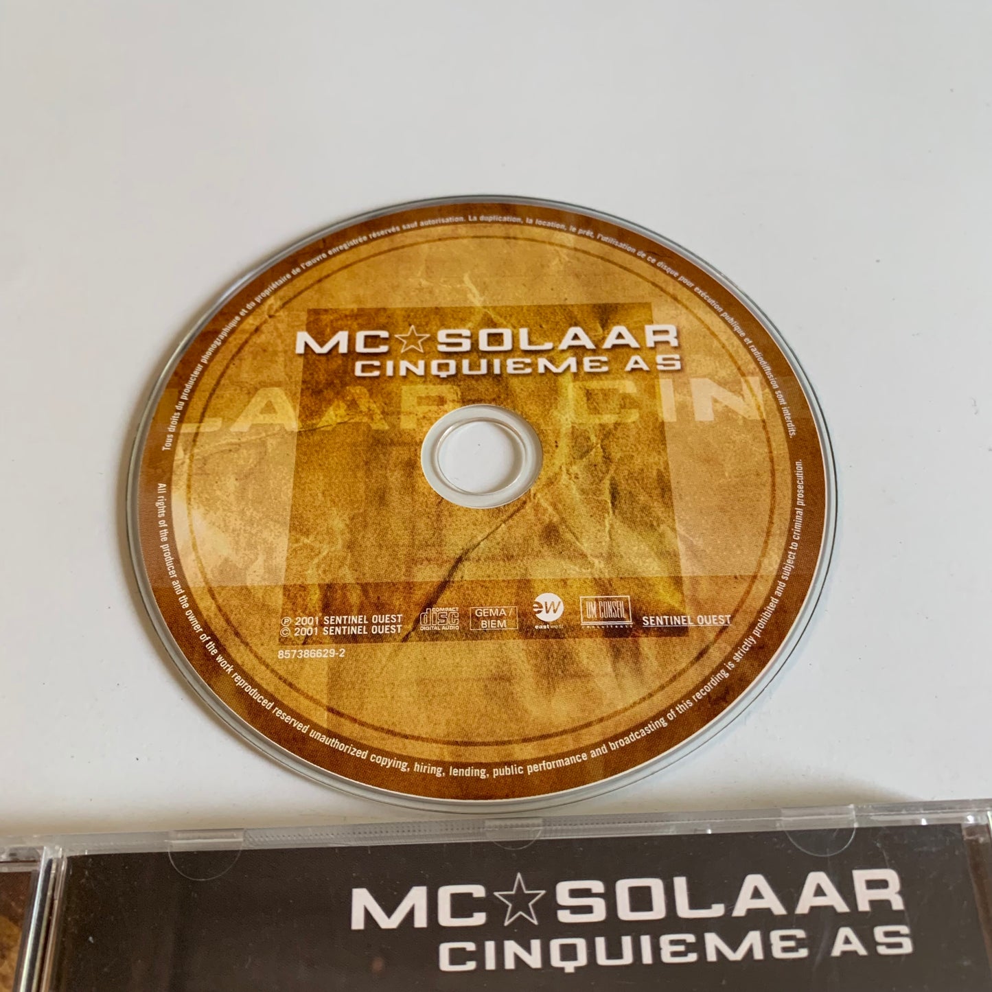 CD - MC Solaar - Cinquieme As - 2001 Occasion