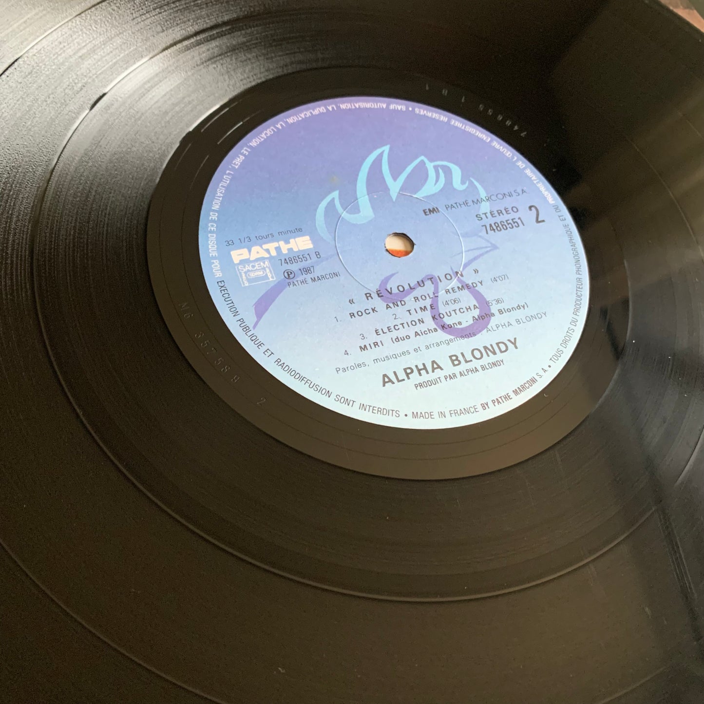 Alpha Blondy - The Solar System - LP 1987