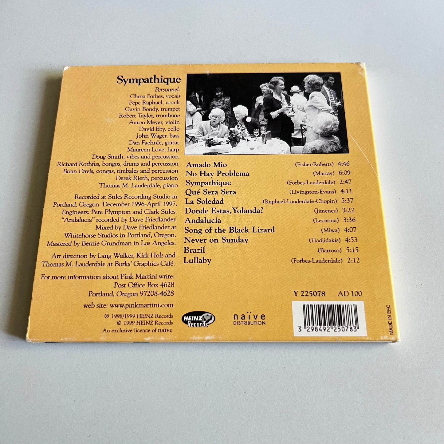 CD - Pink Martini - Sympathique - 1999