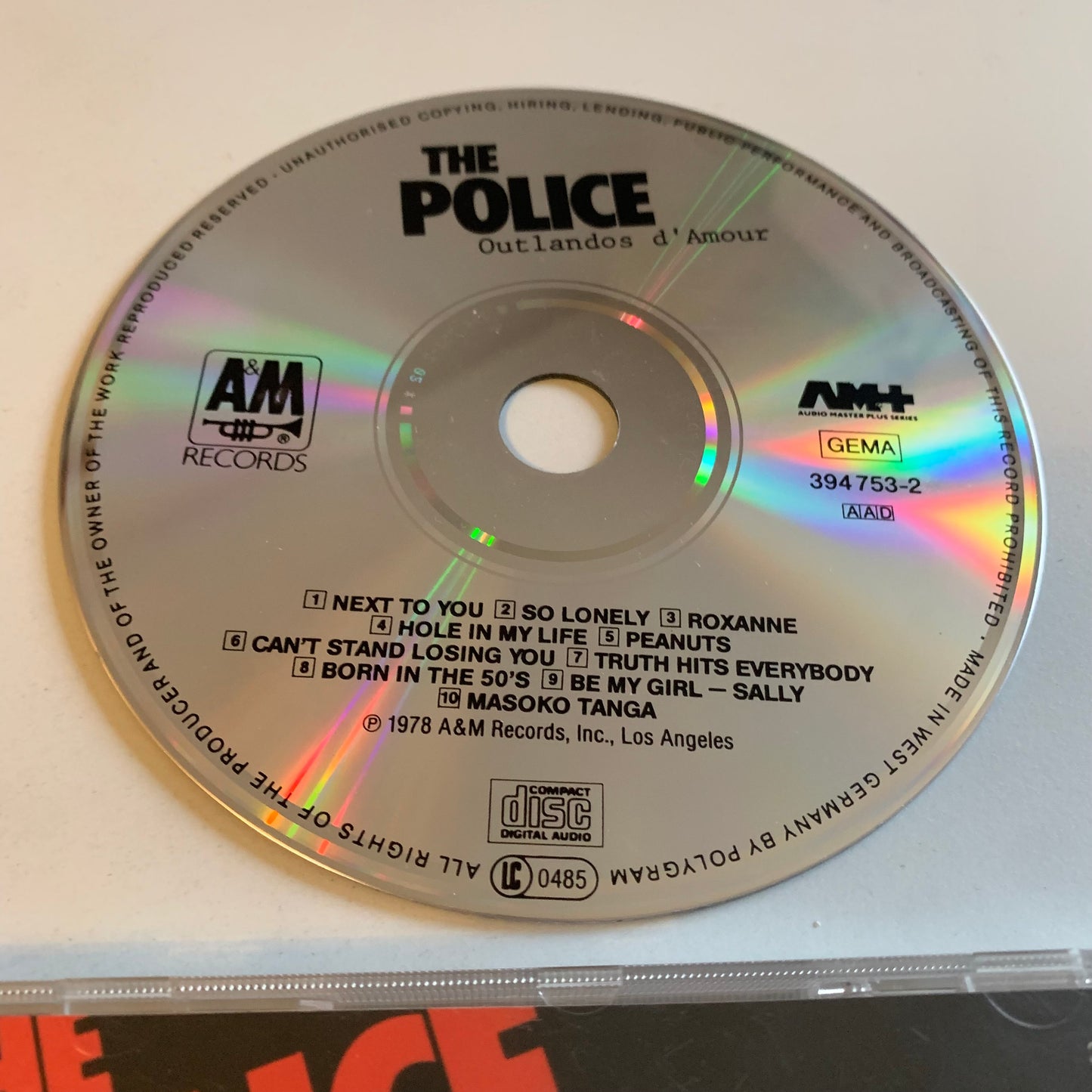 CD - The Police - Outlandos D'Amour - Occasion