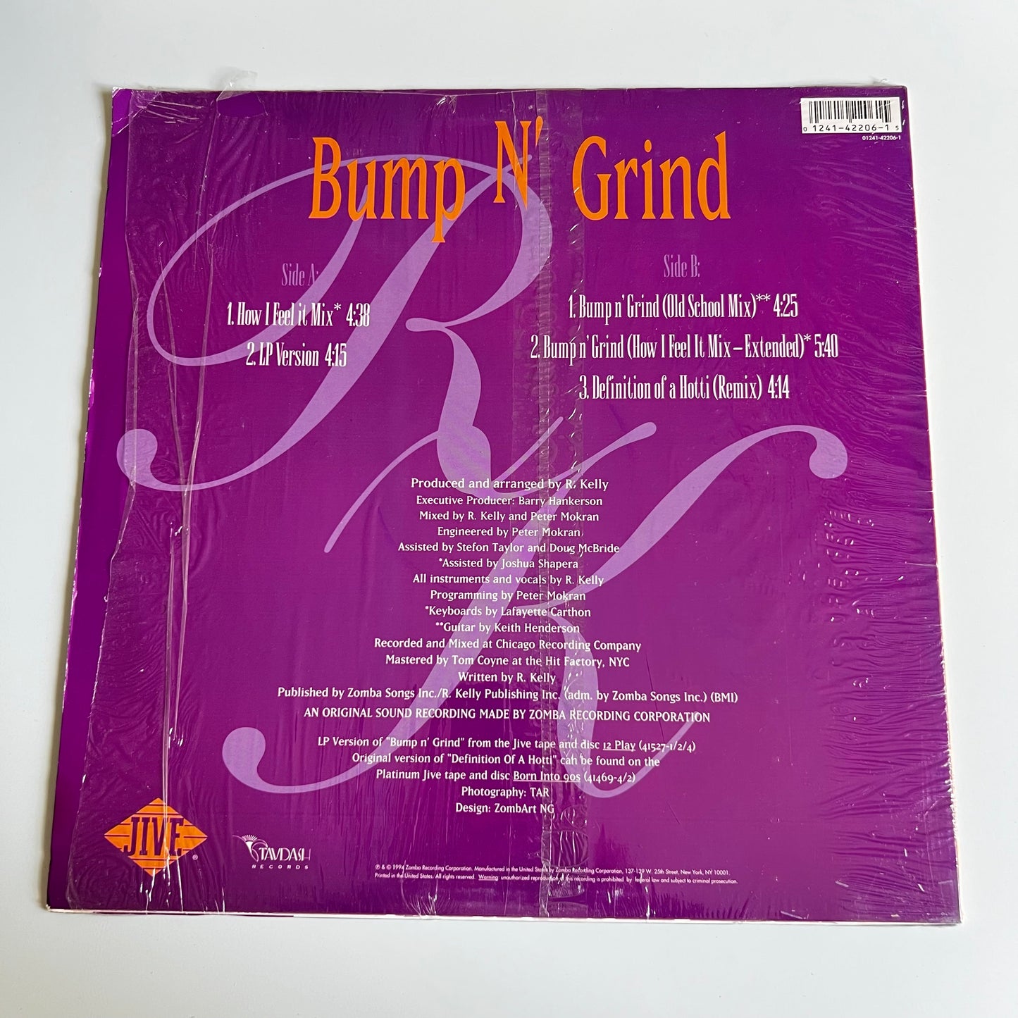 R. Kelly - Bump N' Grind - Single 1994