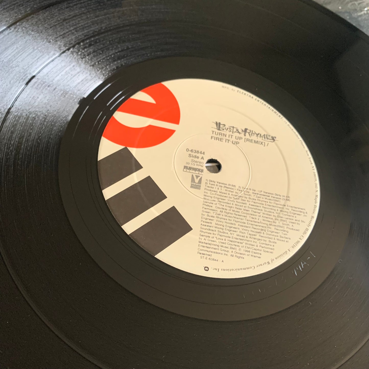 Busta Rhymes - Turn It Up (Remix) / Fire It Up - Single 1998