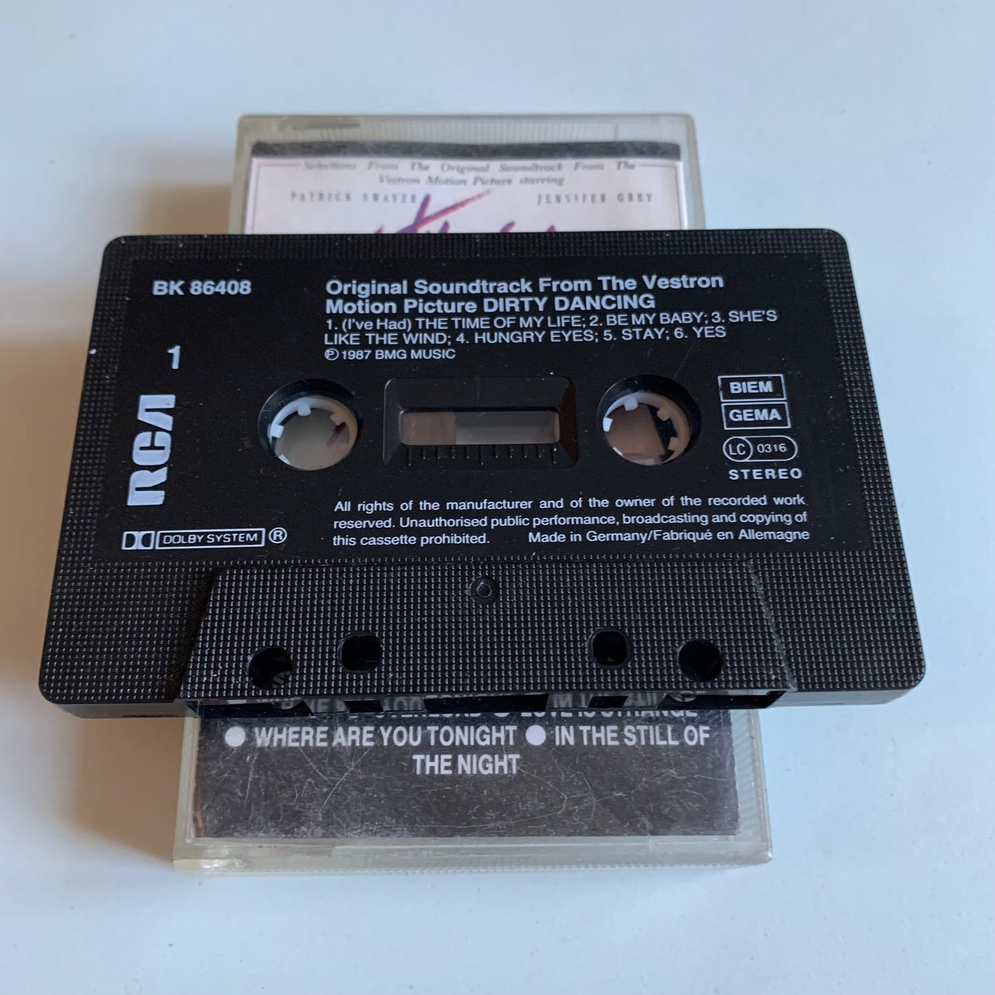 Dirty Dancing (Original Soundtrack From The Vestron Motion Picture) - 1987 Occasion