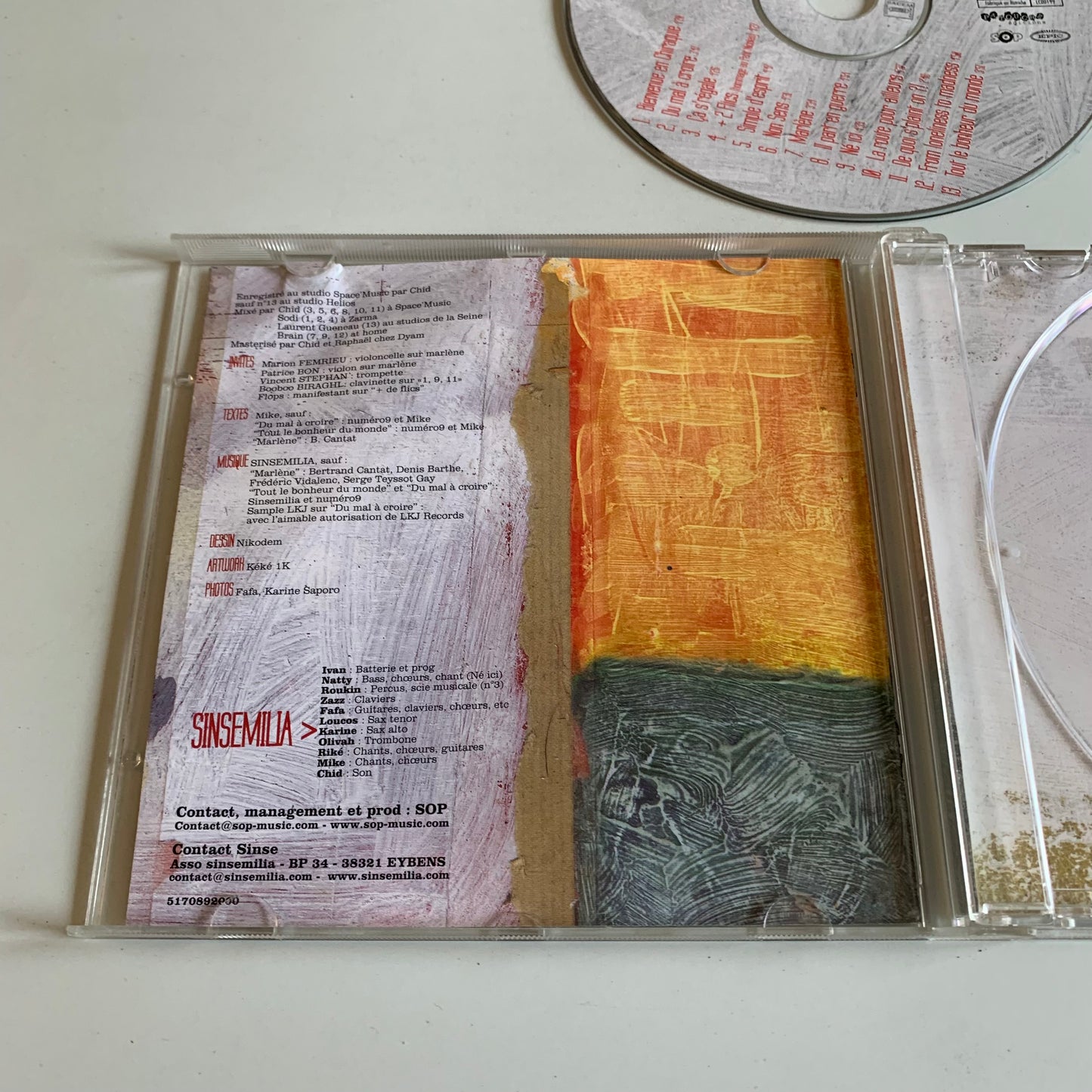 CD - Sinsemilia - Debout, Les Yeux Ouverts - 2004 Occasion