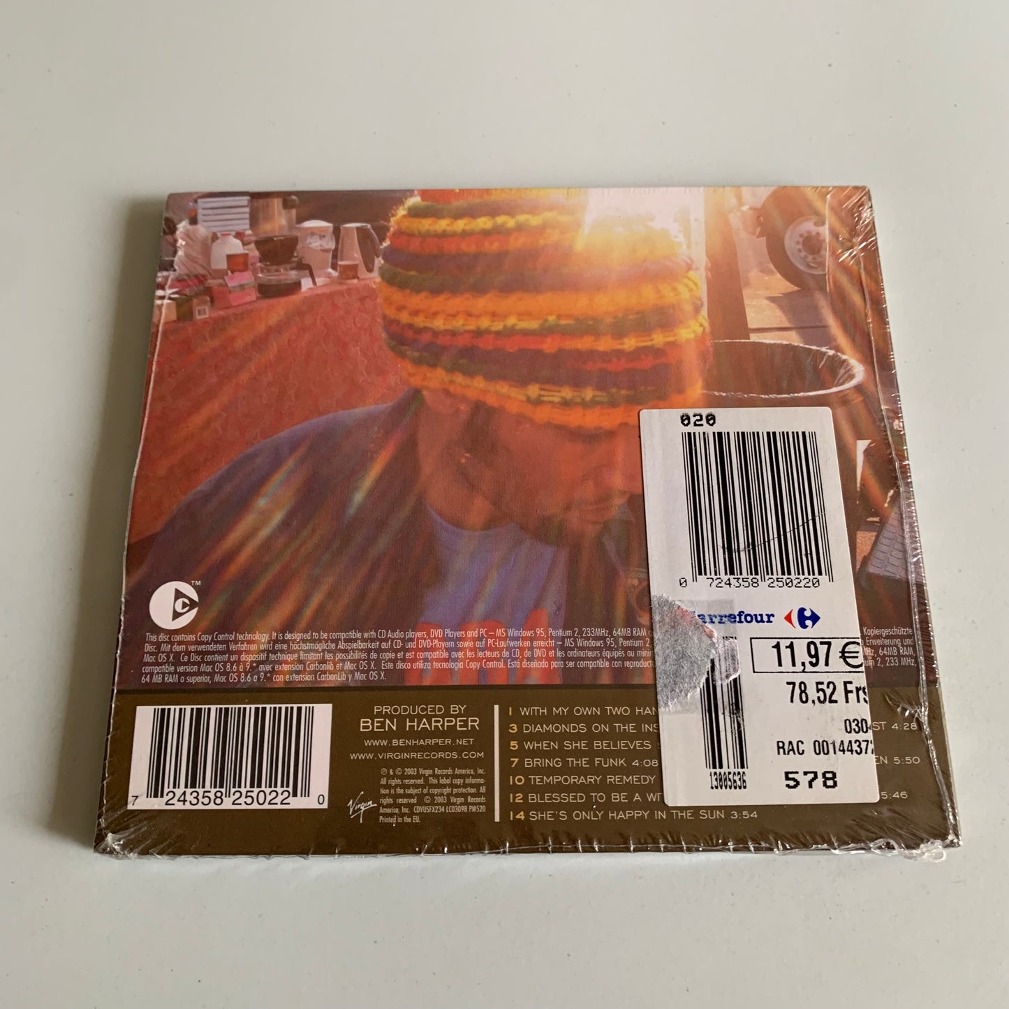 Ben Harper - Diamonds On The Inside - 2003 Neuf sous Blister