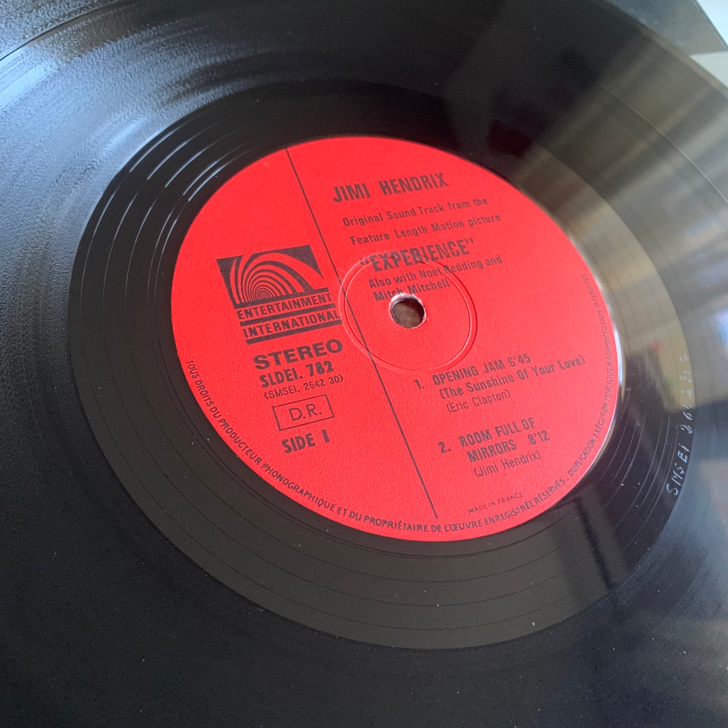 Jimi Hendrix - Original Soundtrack Of The Motion Picture "Experience" - LP 1971