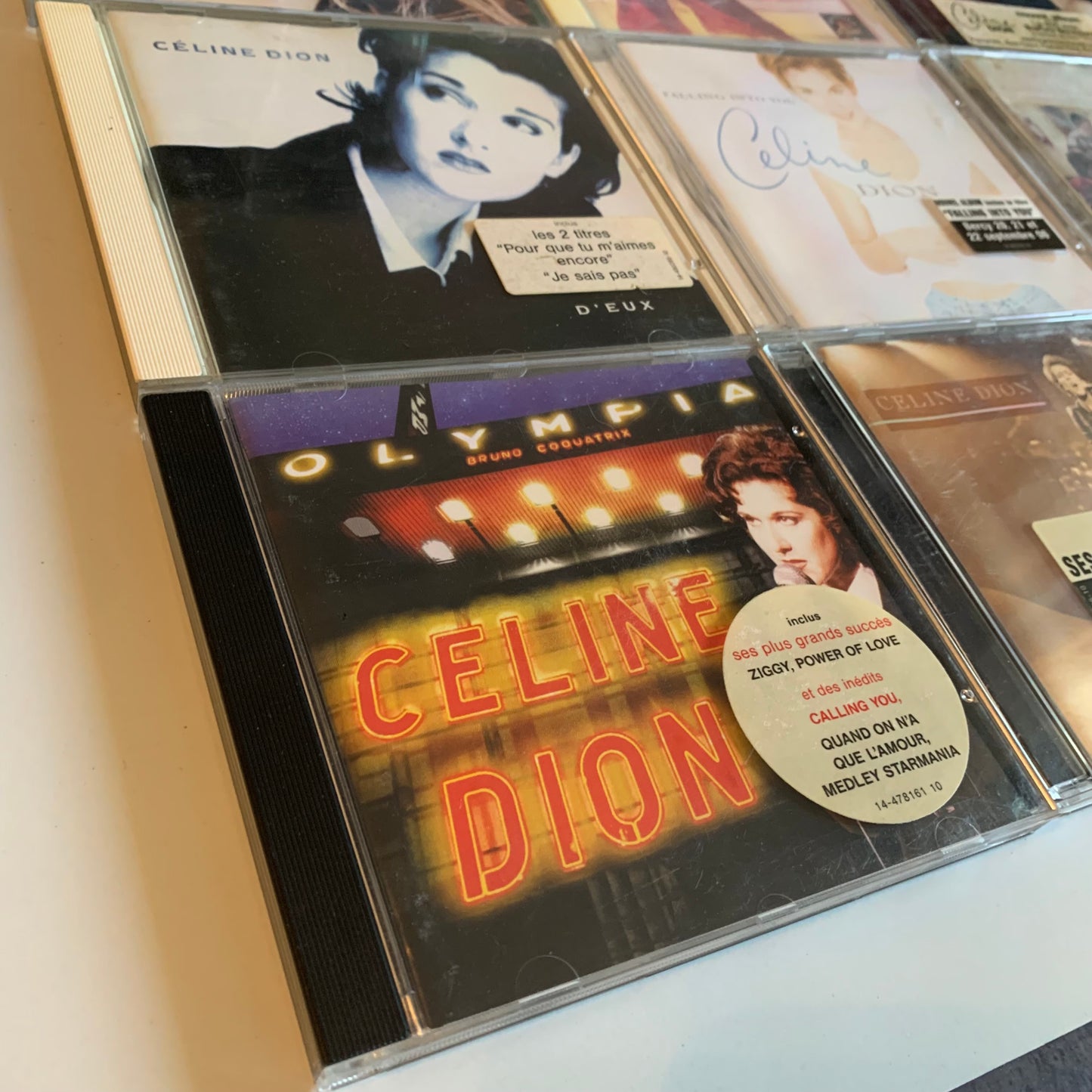 CD - Céline Dion - Lot 8 Album + 1 Maxi Single - Occasion