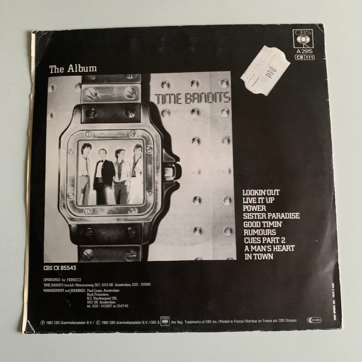 Time Bandits - I'm Specialized In You - Single 1982 Occasion