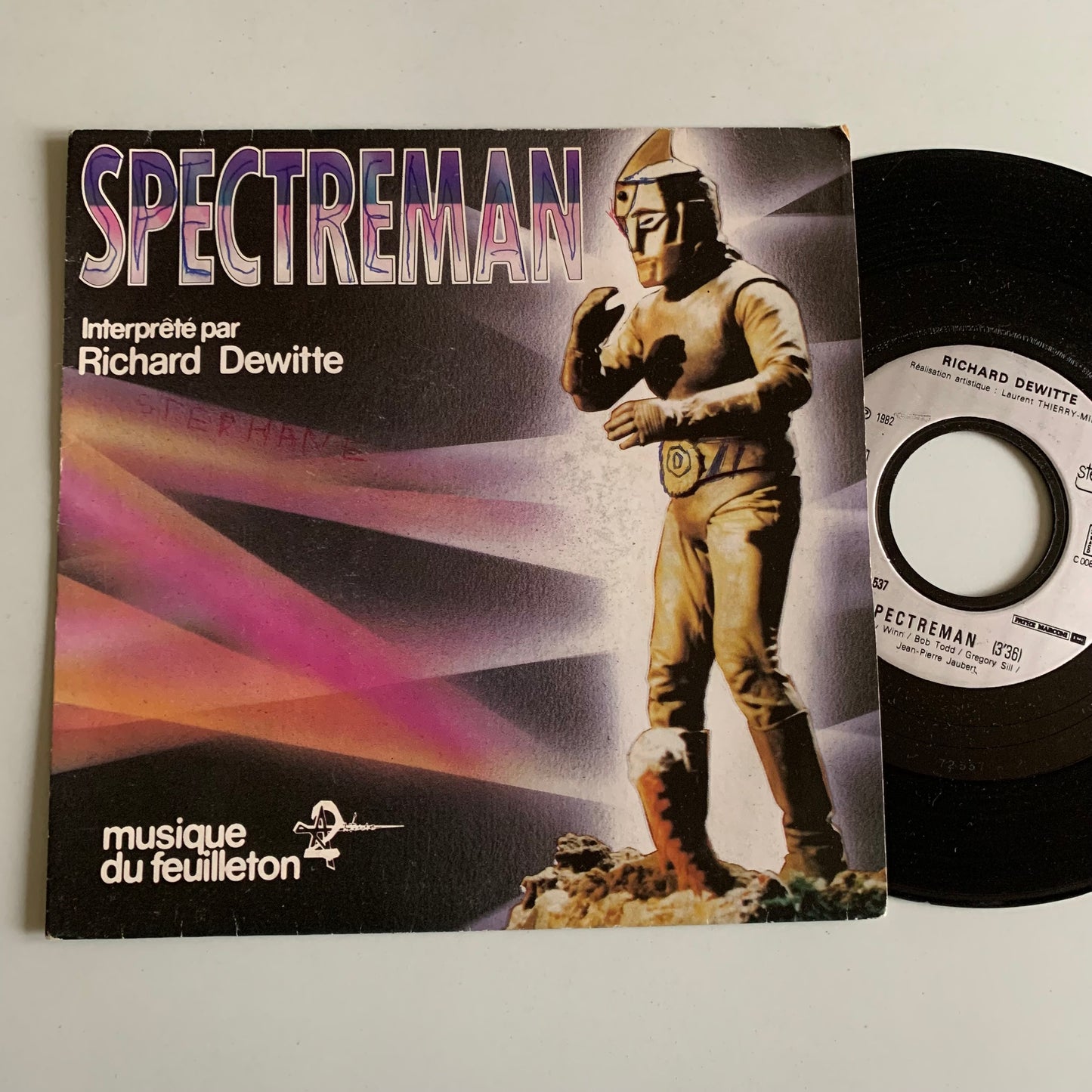 Richard Dewitte - Spectreman (Musique Du Feuilleton A2) - Single 1982 Occasion