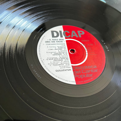 Quilapayún - El Pueblo Unido, Jamas Sera Vencido - LP 1975