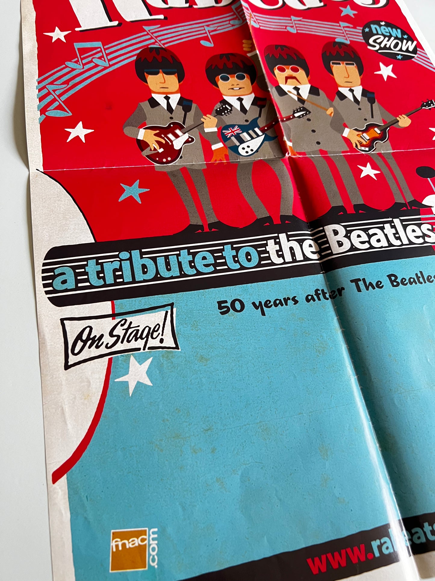 Affiche Poster Original Concert The Rabeats ATribute To The Beatles - 60x40cm