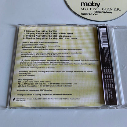 CD - Moby - Mylene Farmer - Slipping Away (Crier La Vie) - Single 2006