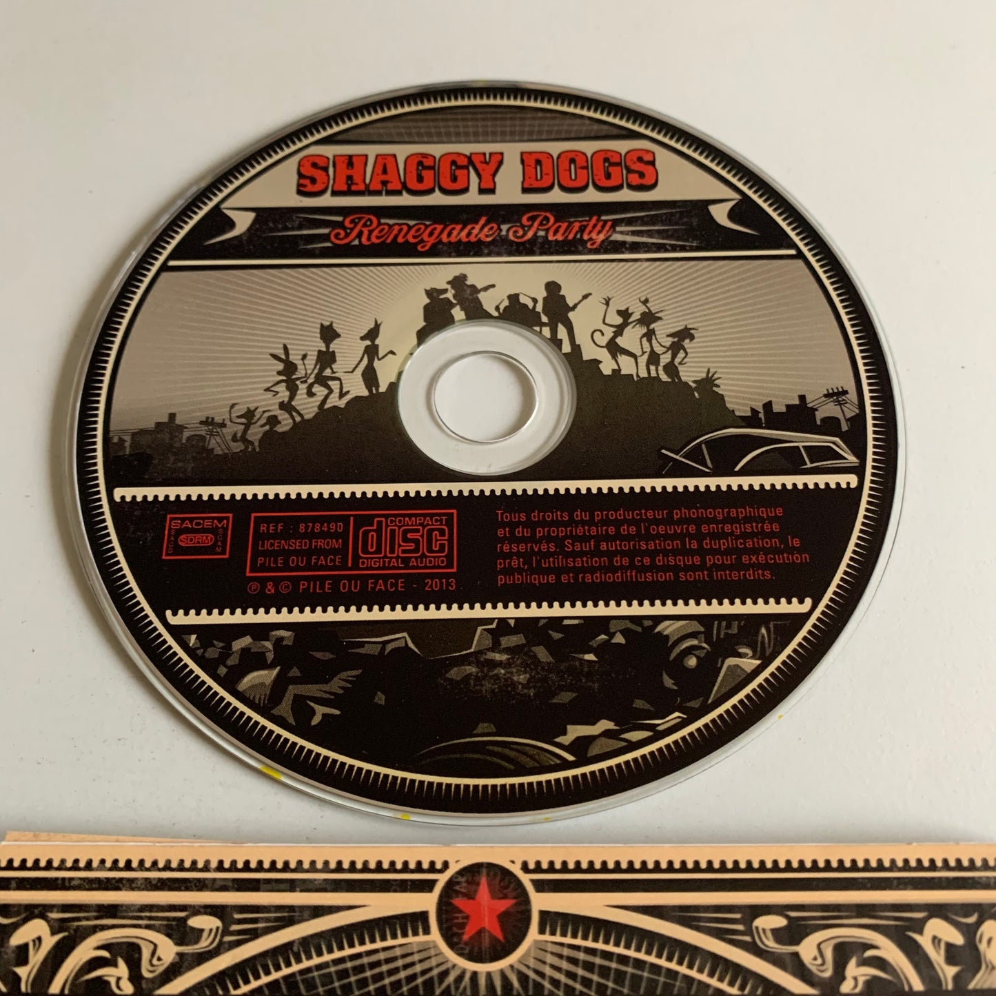 CD - Shaggy Dogs - Renegade Party - 2013 Occasion