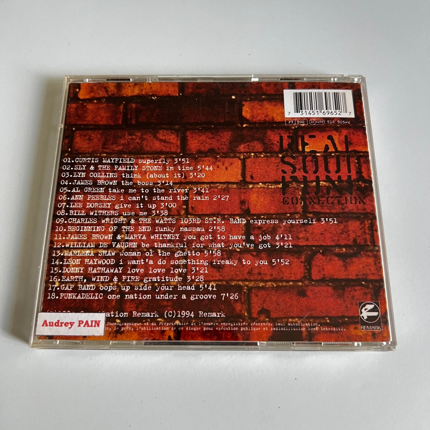 CD - Compilation - Real Soul Funk Connection - 1994