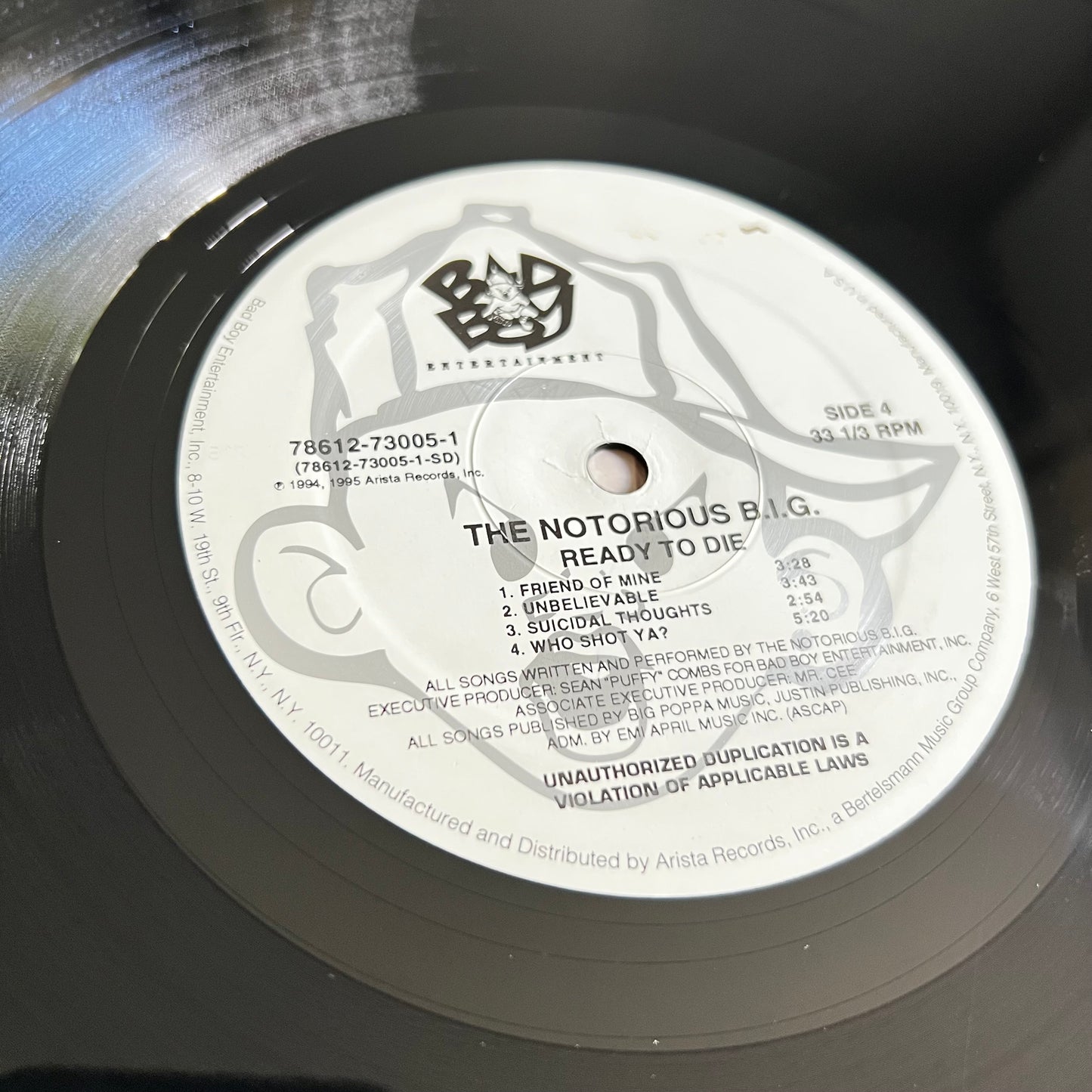 The Notorious B.I.G. - Ready To Die - OG Double LP 1995
