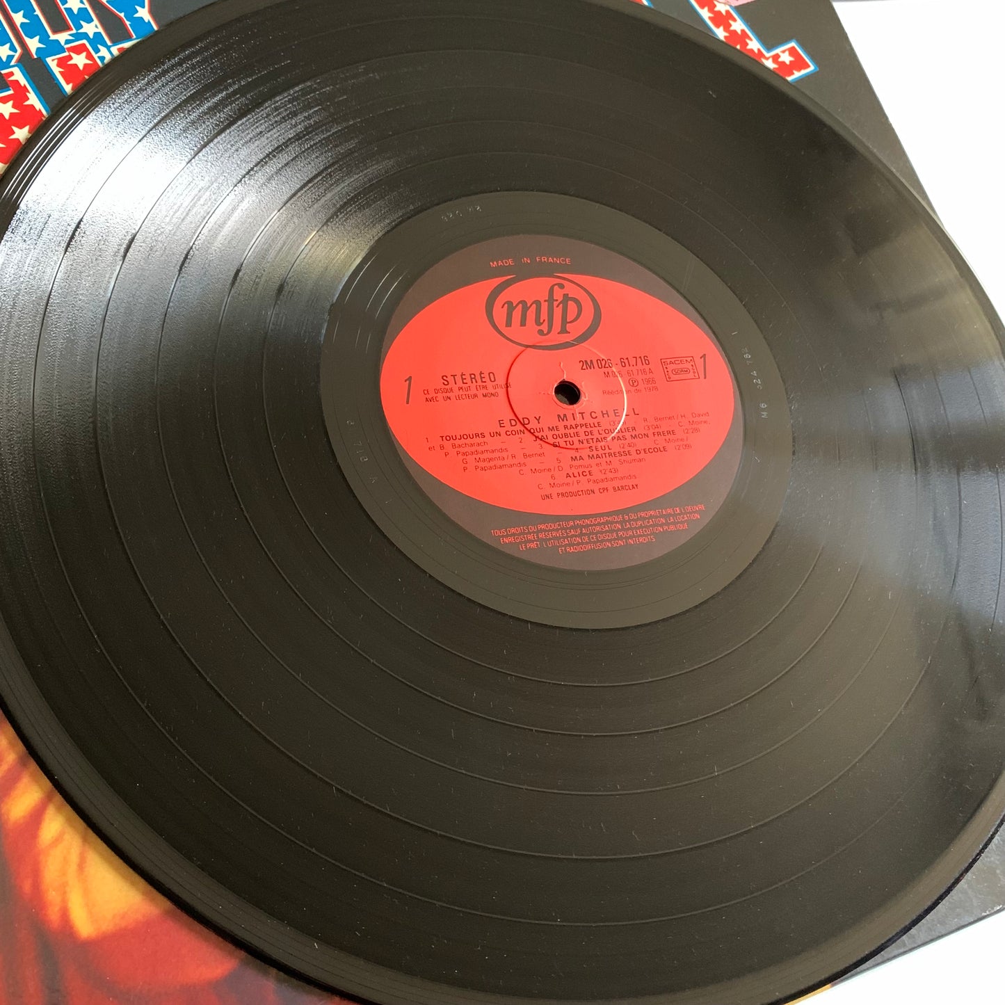 Eddy Mitchell - Alice / Société Anonyme / Toujours Un Coin Qui Me Rappelle - LP 1978 Occasion