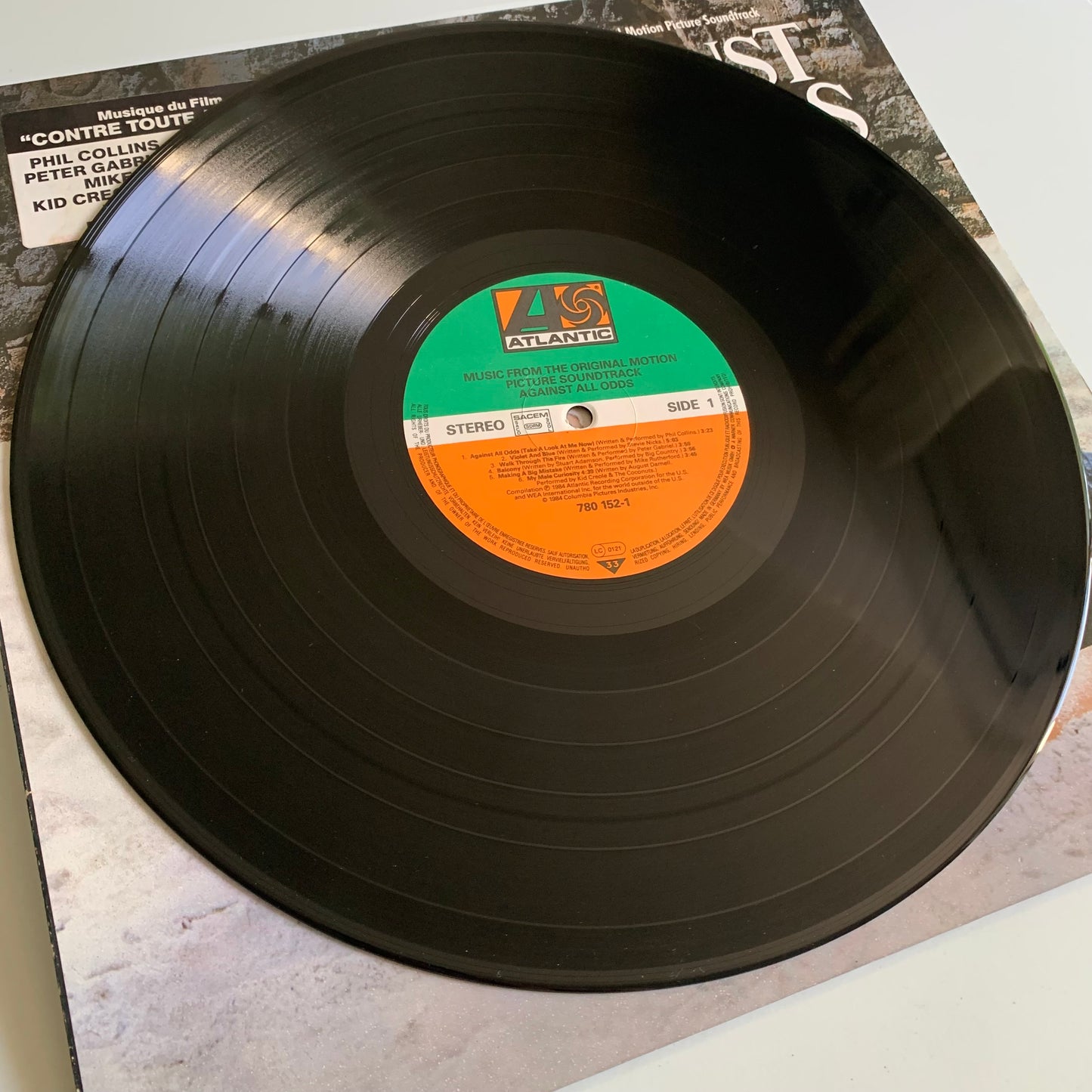 Various - Against All Odds Music From The Original Motion Picture Soundtrack - LP 1984 Occasion