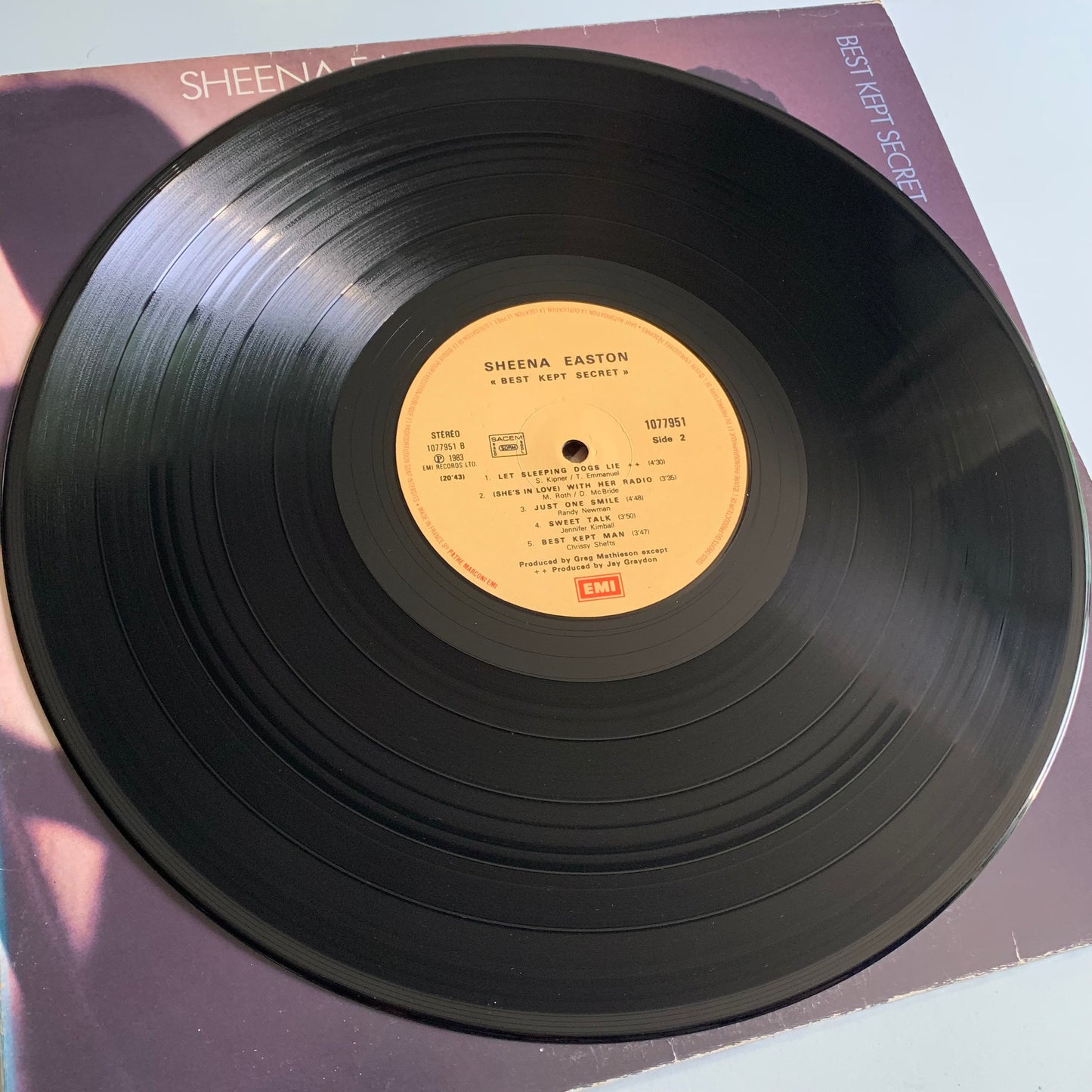 Sheena Easton - Best Kept Secret - LP 1983 Occasion