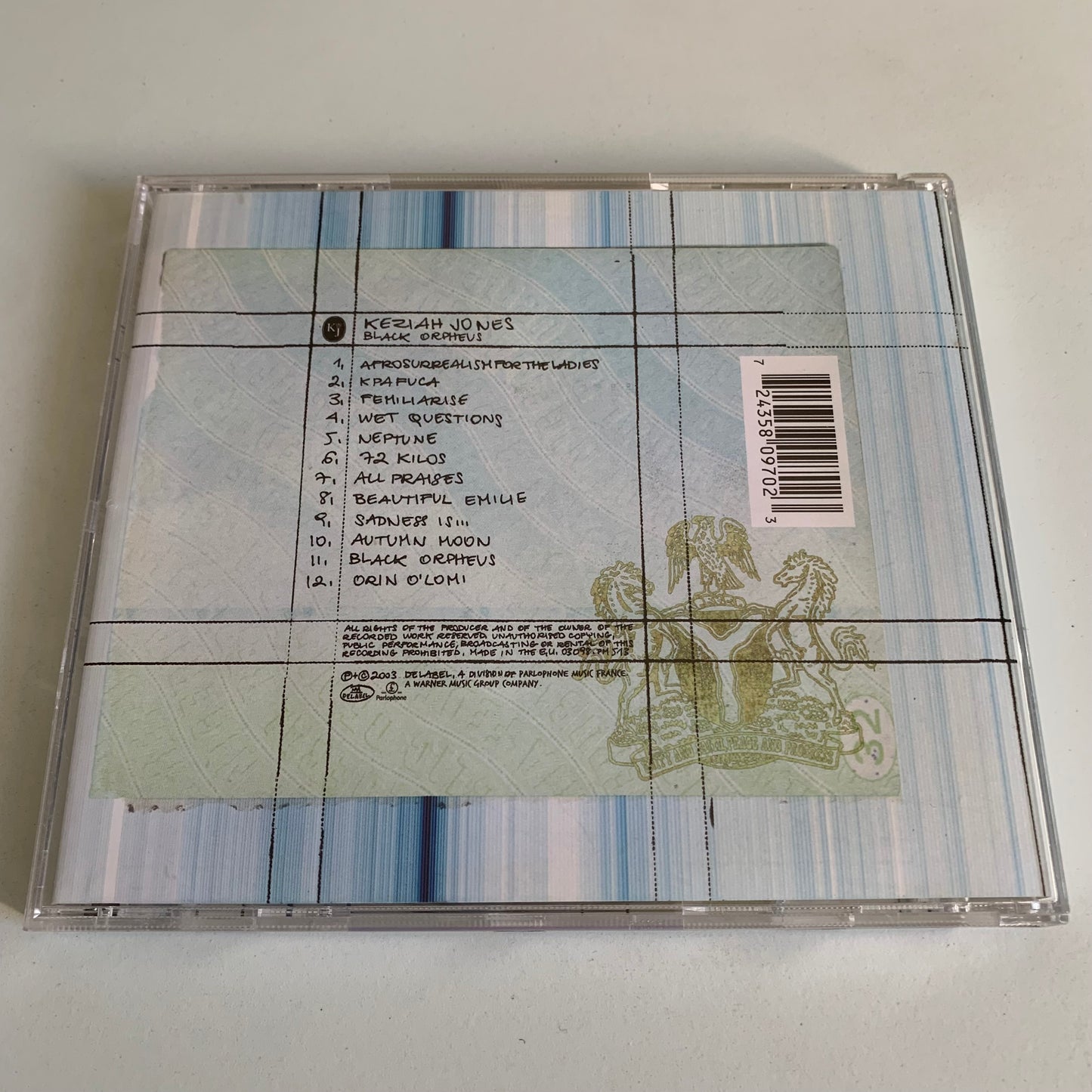 Keziah Jones - Black Orpheus - 2003 Occasion