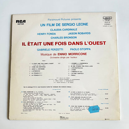 Ennio Morricone - Il Était Une Fois Dans L'Ouest - Bande Originale Du Film - LP