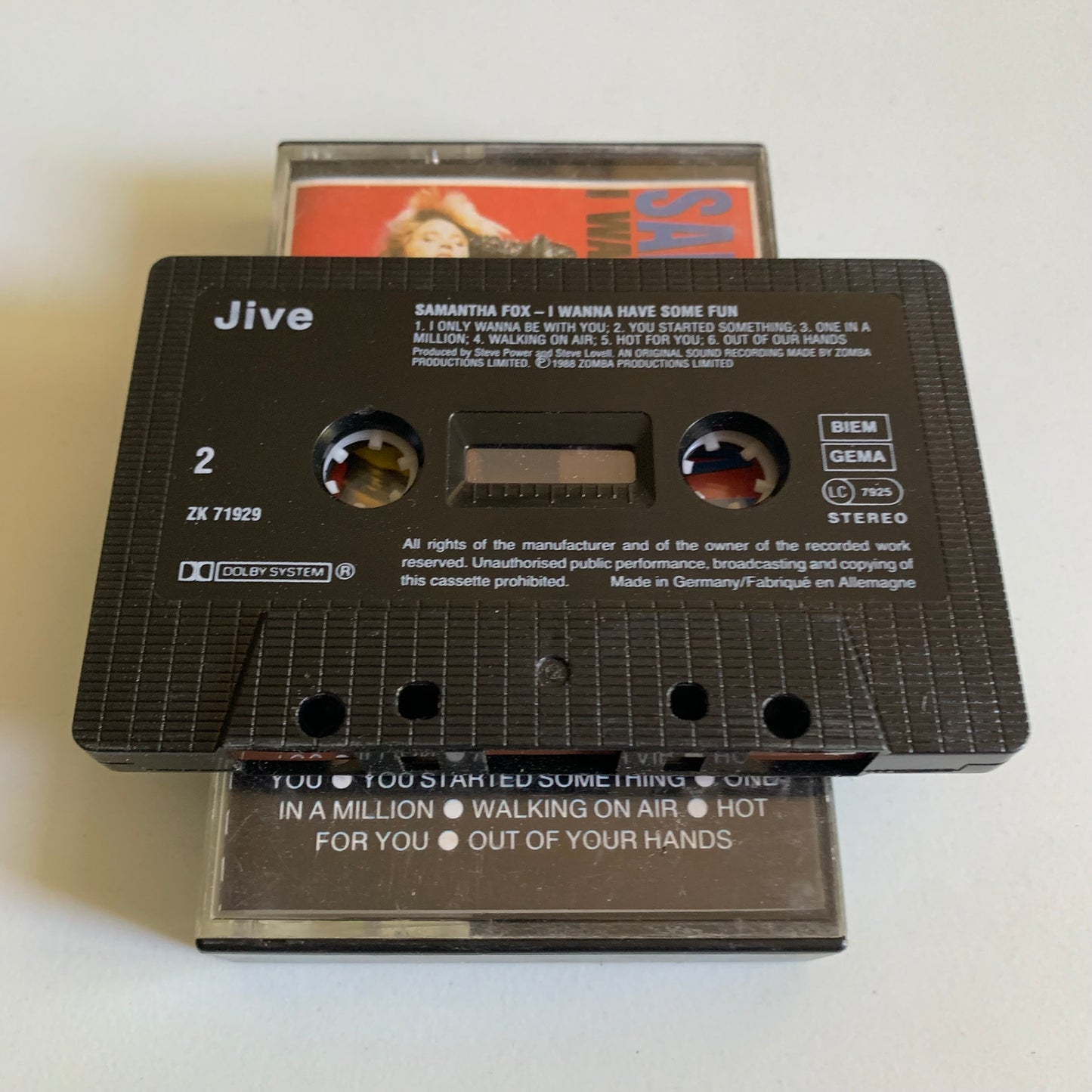 Samantha Fox - I Wanna Have Some Fun - 1988 Occasion