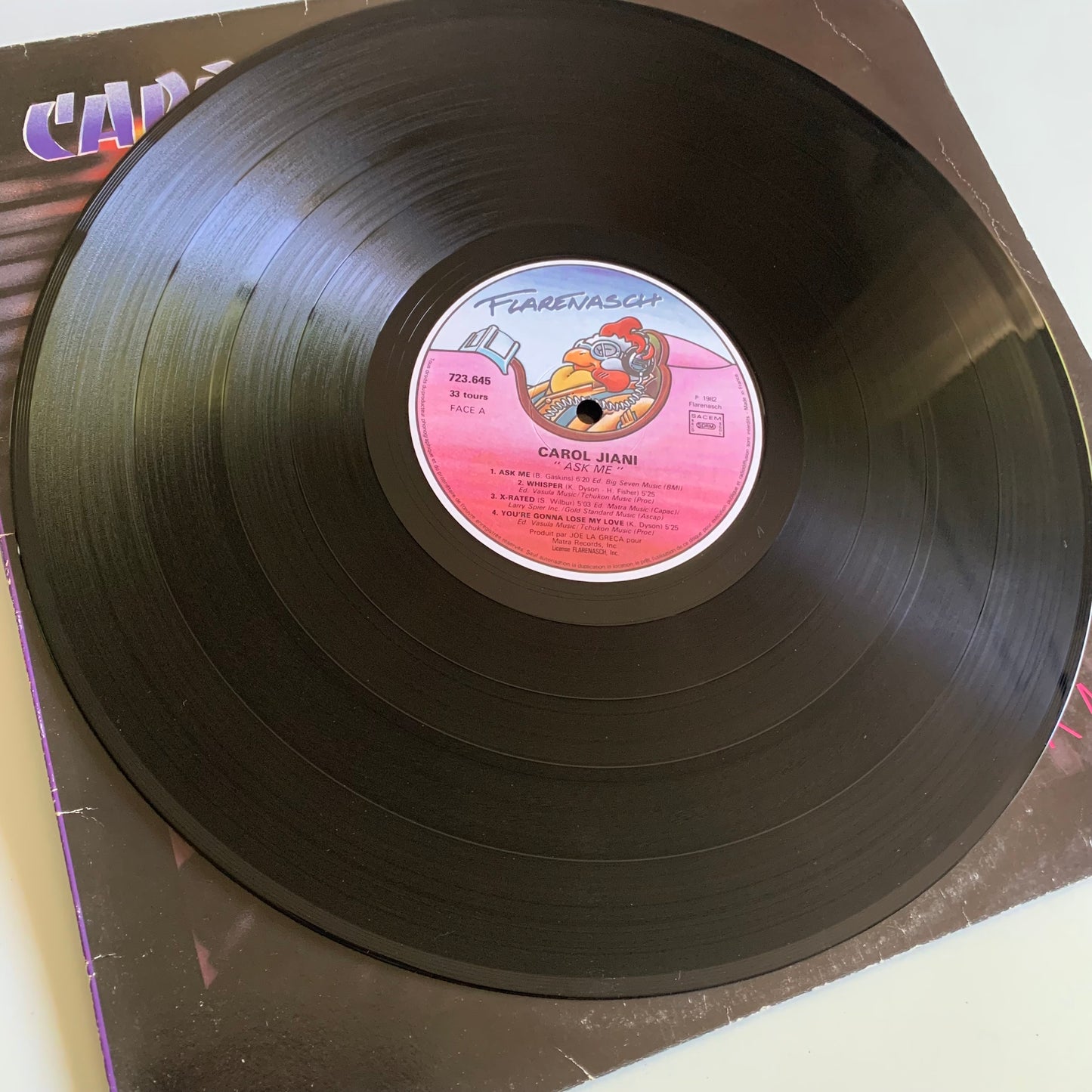 Carol Jiani - Ask Me - LP 1982 Occasion