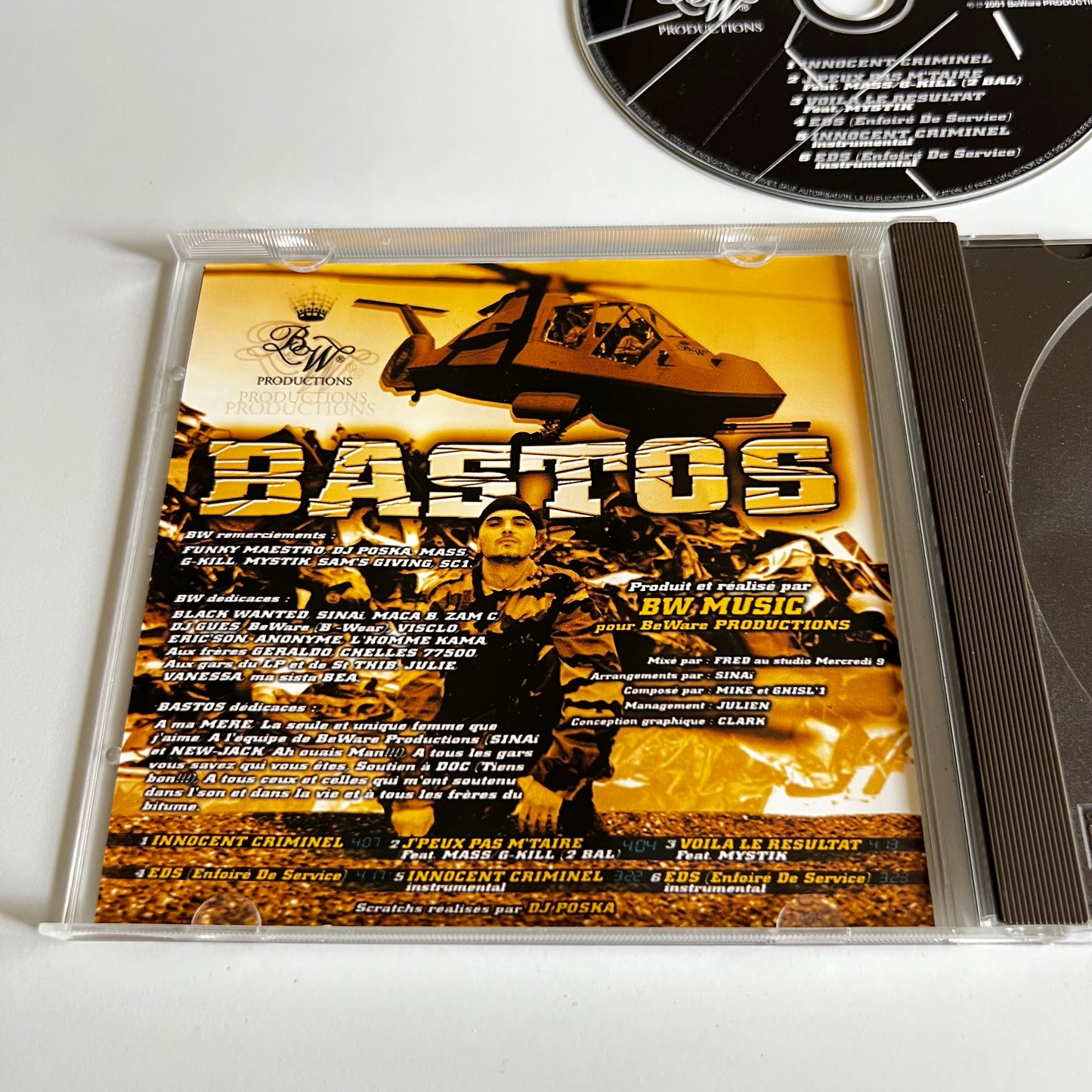 CD - Bastos - J'Peux Pas M'Taire - 2001