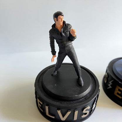 2 Figurines Elvis Presley - The King - Sings Jailhouse Rock - 1994/1998 - Limited Edition