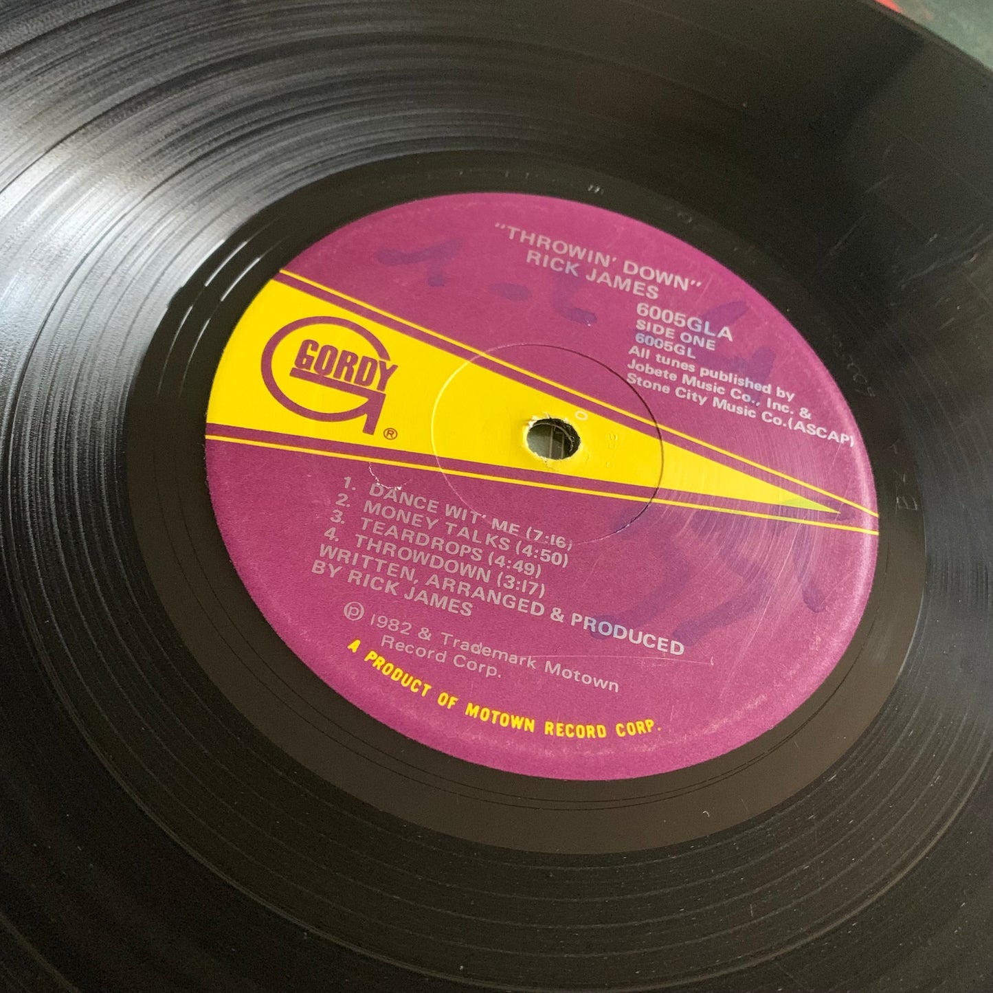 Rick James - Throwin' Down - LP 1982